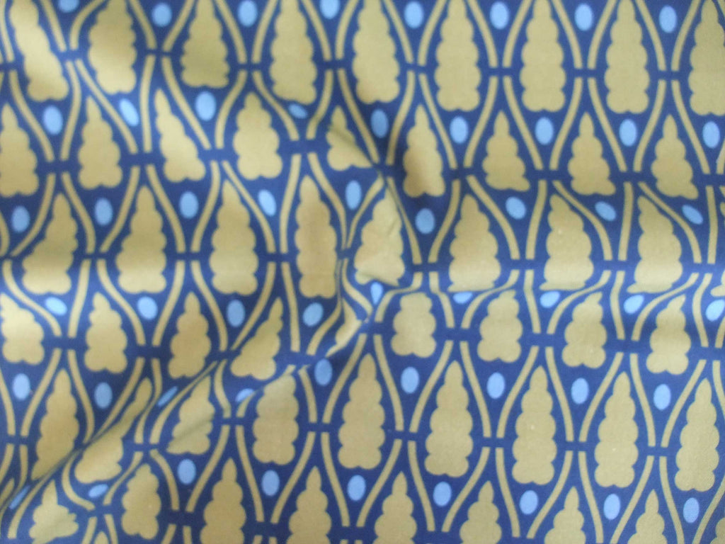 Meterware Halbpanama, Weihnachten Dunkelblau, 160cm breit, Baumwollstoff, navy-grün-blau, für Tischdecken, Kissen, Taschenprojekte