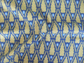 Meterware Halbpanama, Weihnachten Dunkelblau, 160cm breit, Baumwollstoff, navy-grün-blau, für Tischdecken, Kissen, Taschenprojekte