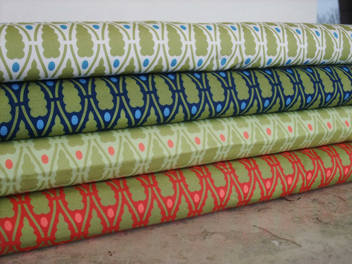 Meterware Halbpanama, Weihnachten Dunkelblau, 160cm breit, Baumwollstoff, navy-grün-blau, für Tischdecken, Kissen, Taschenprojekte