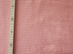 Popeline, Meterware, Baumwollstoff, Bioqualität, Streifen, lachsfarbig-rosa, GOTS, Futterstoff, Webware, Hemden, Blusenstoff, Trachten, Patchwork Dirndl