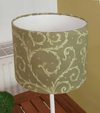 Lampshade, "Hawthorn Hedge" pattern, green/light green, 15/30/40cm, 23cm high