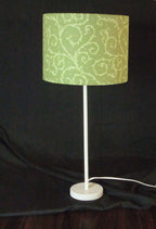 Lampshade, "Hawthorn Hedge" pattern, green/light green, 15/30/40cm, 23cm high
