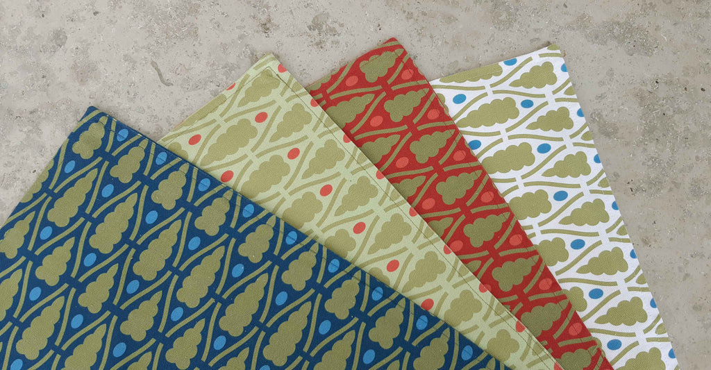 Placemat, Christmas/Easter, Dark Blue, 50 x 35 cm, Reversible